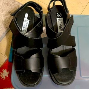 Black sandals